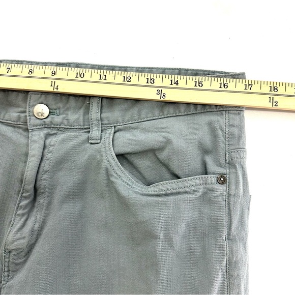 Calvin Klein Jeans Men’s Sz 34 X 32 Steel Blue Silver Slim Fit Denim Fit Casual - Picture 10 of 13